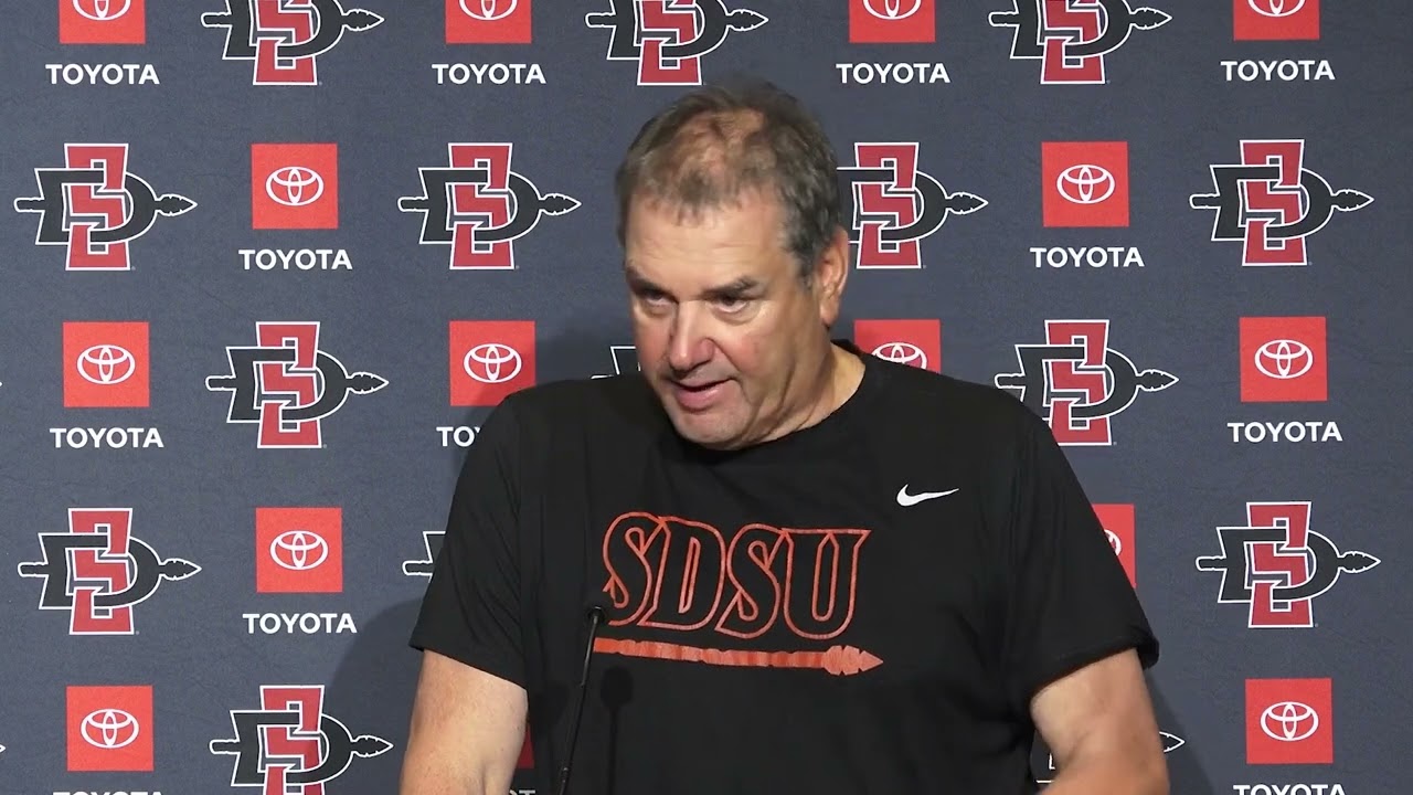 SDSU FOOTBALL: BRADY HOKE POST GAME AFTER FRESNO STATE