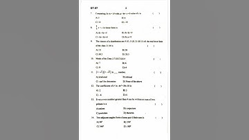TS 9th class SA1 maths question paper part -B 2024-25 bit paper #study#education#viral#trending