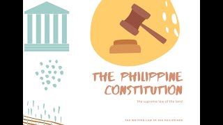 Philippine Constitutional Law Basic Concepts