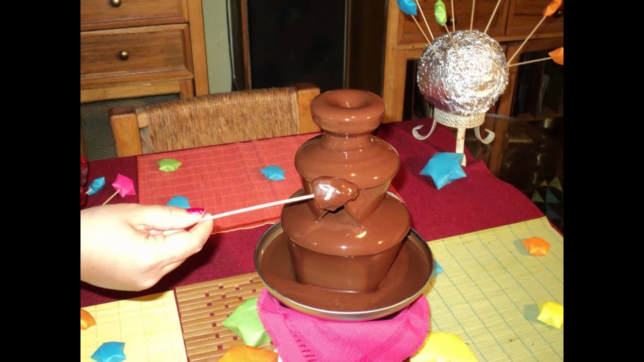 renta de fuente de chocolate