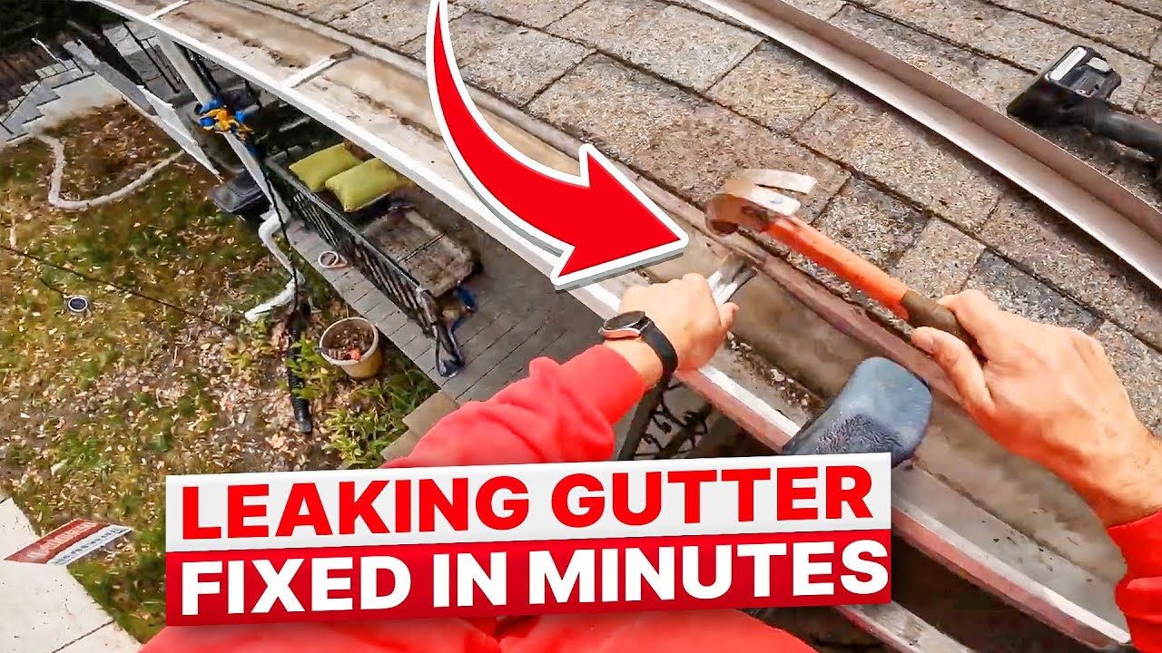 Missing Gutter Leaking Gutter Fixed in Minutes – It Was Just Missing This One Thing ...