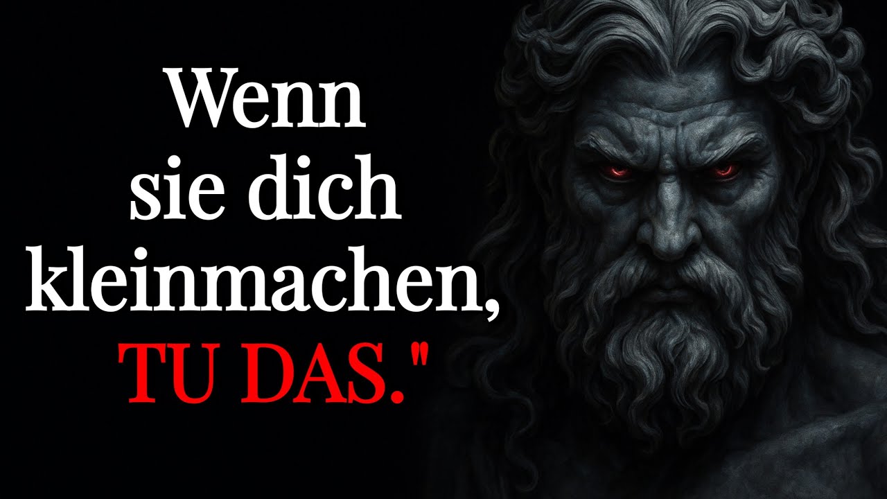 Wenn dich jemand KLEINMACHEN will – TU DAS und sie werden SCHWEIGEN!