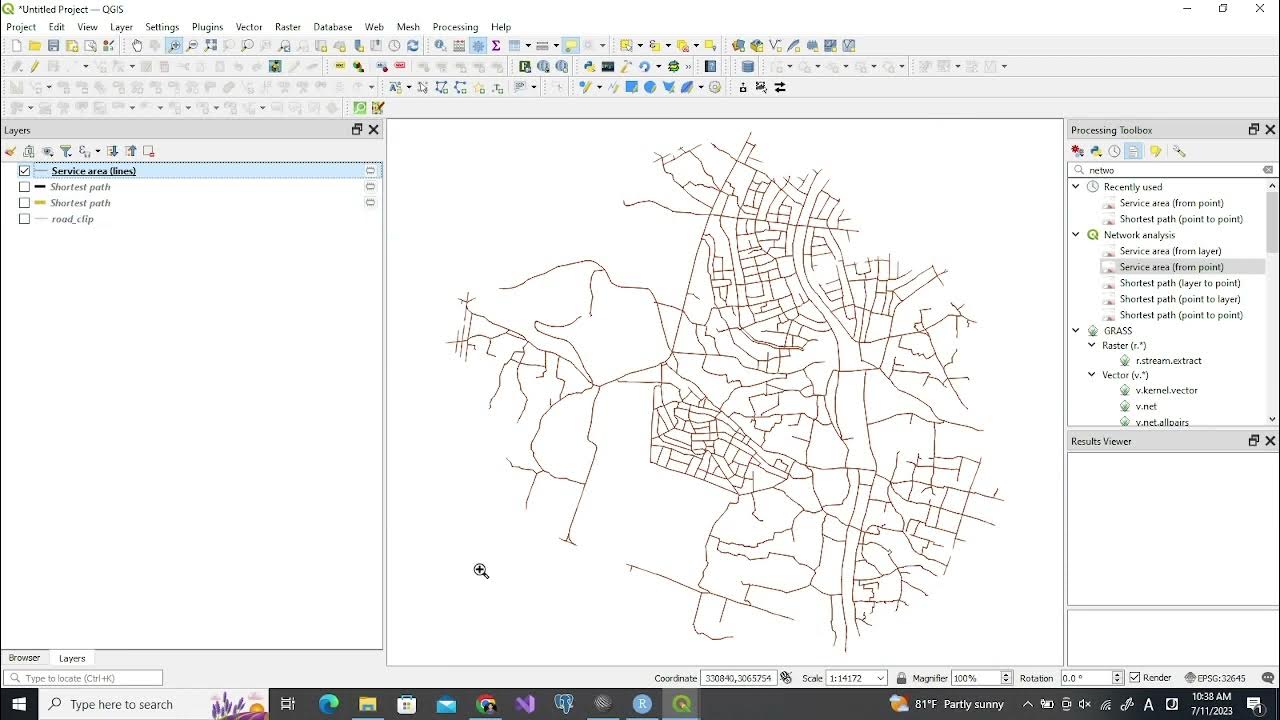Network Analysis Practice (with QGIS and python) - YouTube