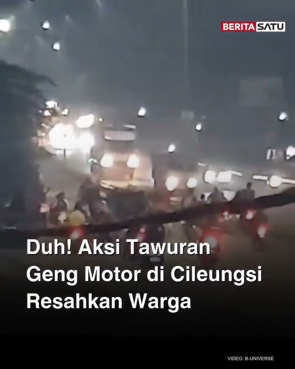 Duh! Aksi Tawuran Geng Motor di Cileungsi Resahkan Warga #cileungsi #bogor #beritasatu