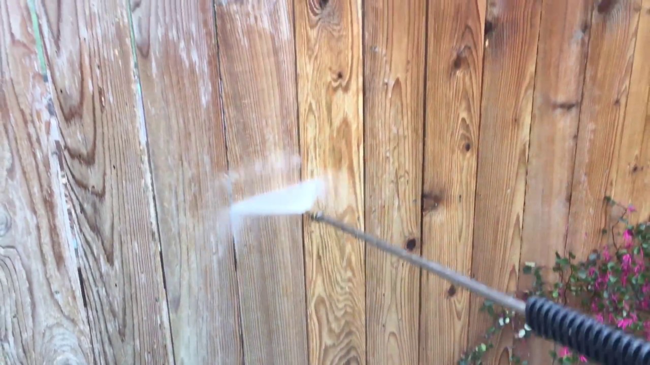 Washing cedar with low pressure YouTube