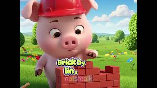 🎵 The Big Bad Wolf Huff and Puff Song 🐺 | Three Little Pigs #nurseryrhymes #singalong