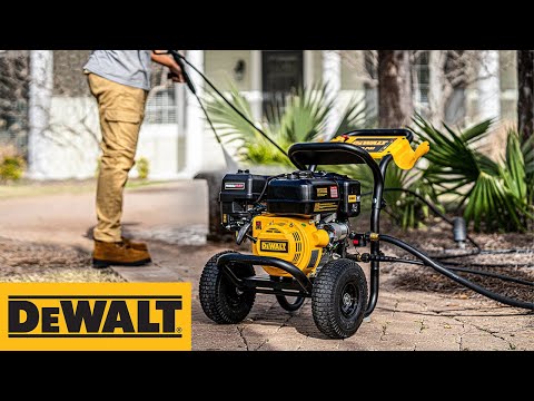 DEWALT PRESSUREADY® 3400 PSI at 2.5 GPM Gas-Powered Cold-Water Pressure Washer  – Now Available