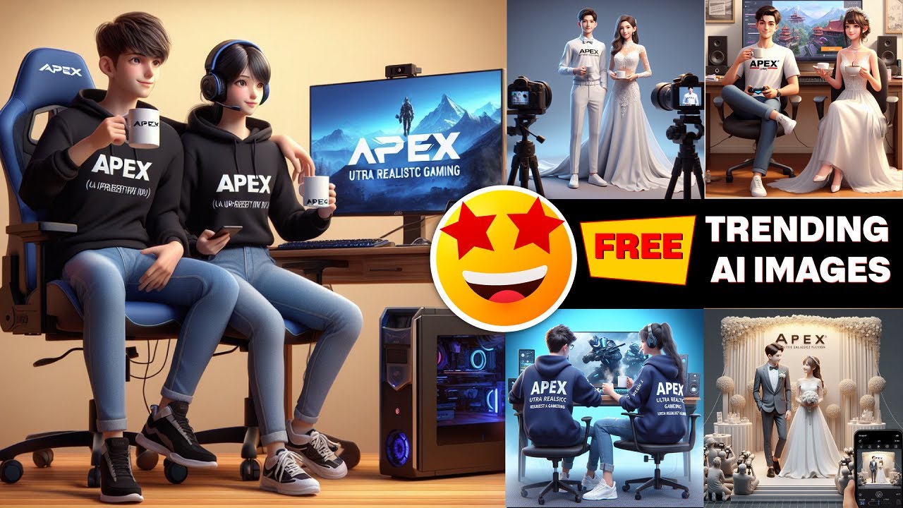 How to create 3D AI Trending Couple Images using Microsoft Bing 2024 | Bing Image Creator |