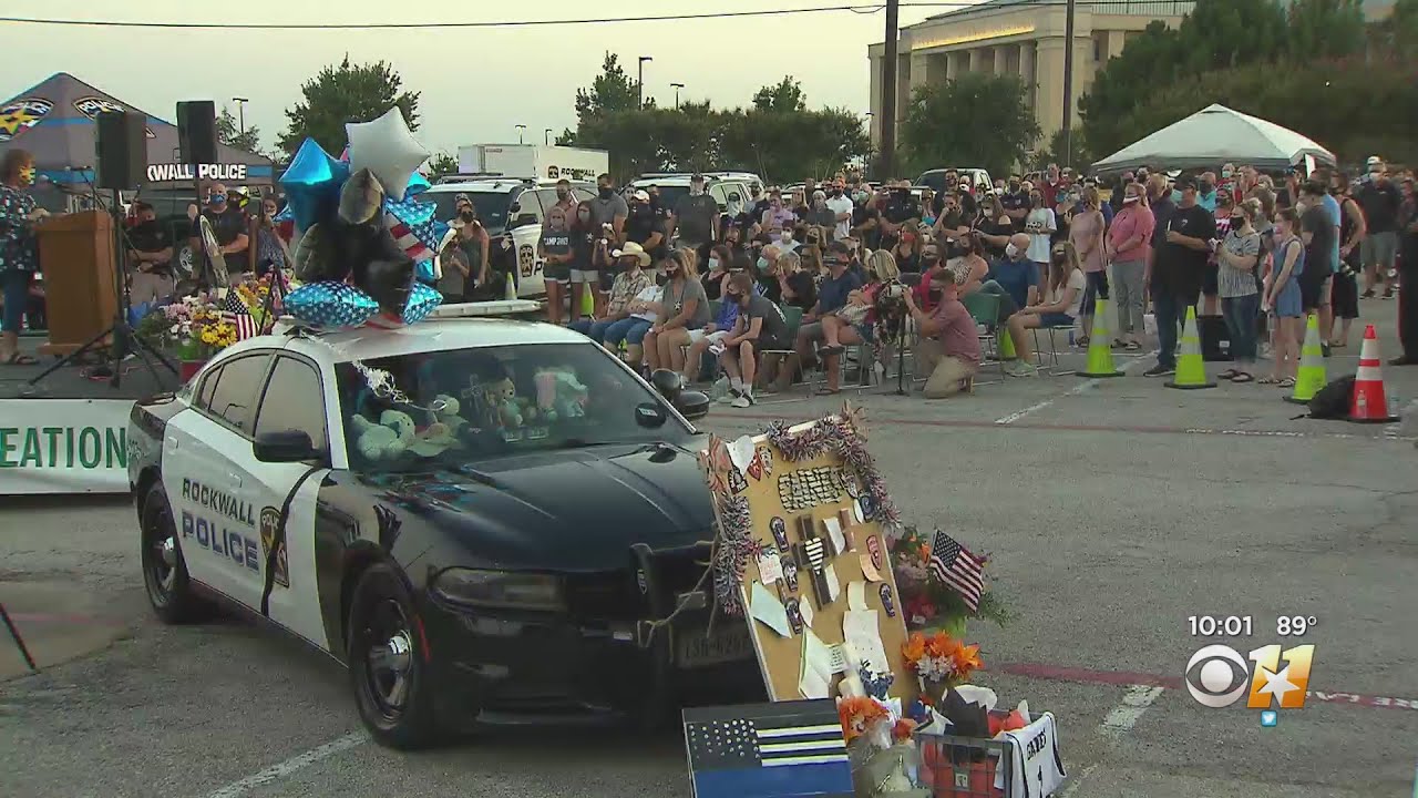 Love And Respect Shared At Vigil For Popular Rockwall School Resource Officer Tracy Gaines