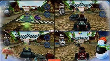 Beach Buggy Racing 2 4player splitscreen Last Man Standing