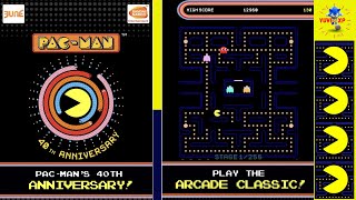 Pac-Man Game 8 Bit Retro Classic Arcade Game New Mazes screenshot 2