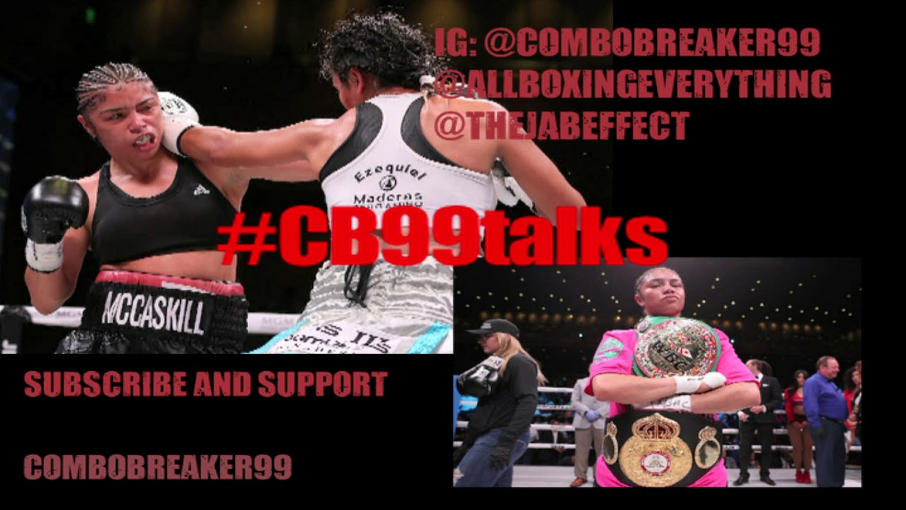 Jessica Mccaskill unifies in tough banger with Anahi Sanchez - 