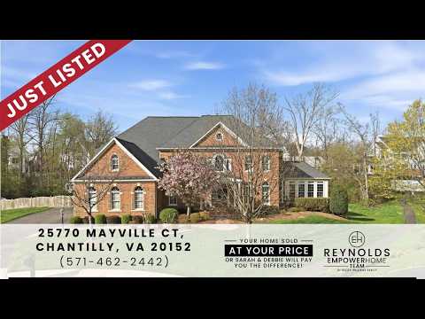25770 Mayville Ct, Chantilly, VA home video tour