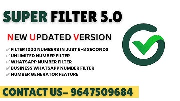 Super Filter - New Updated Version 5.0 | Anti-blocking Issue