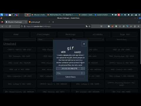 Web server hack by image | bucket ctf 2023