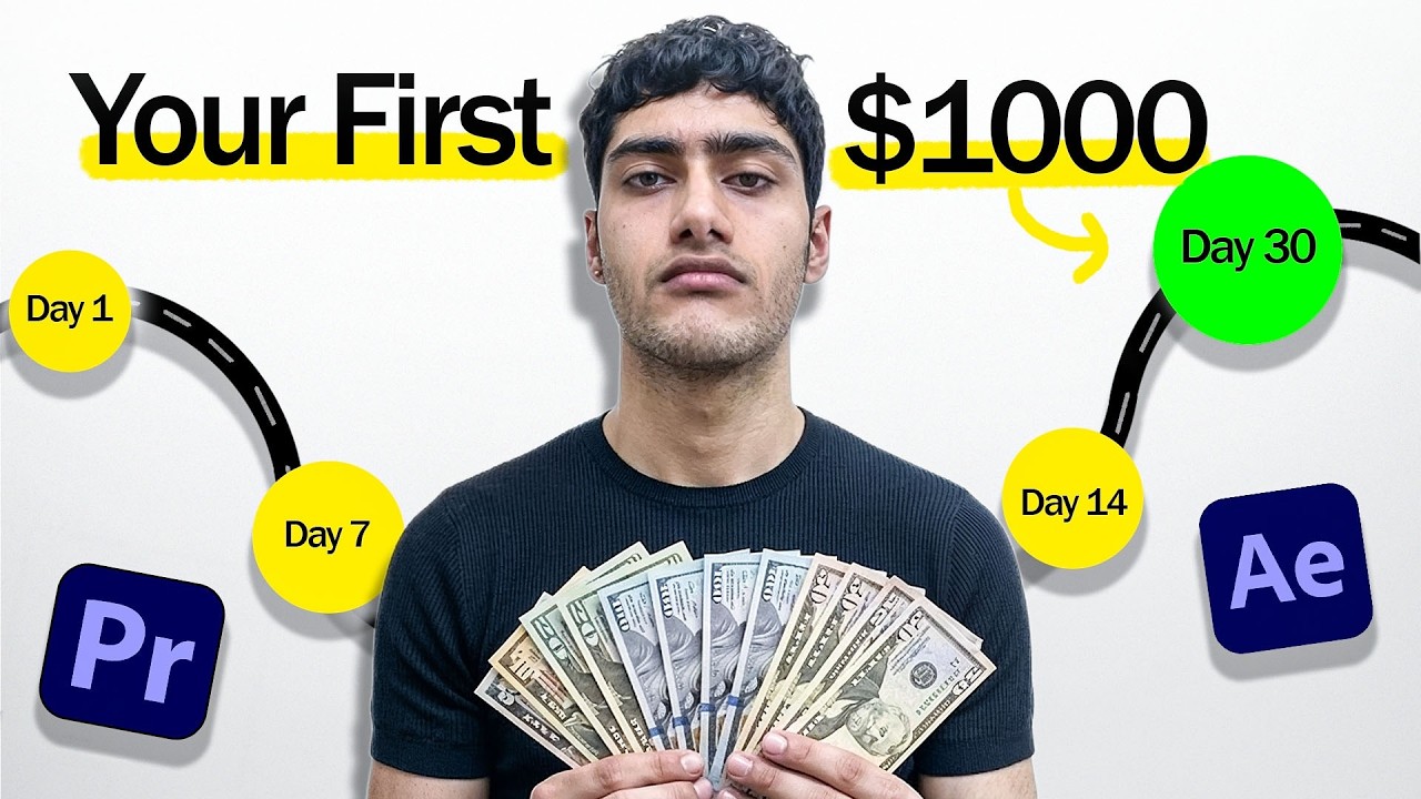 The 30-Day Roadmap to Your First $1,000 as a Freelance Video Editor
