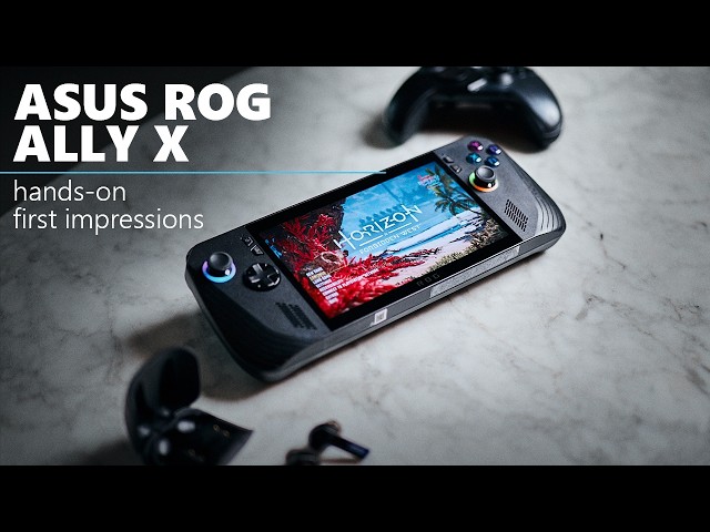 Asus ROG Ally X (2024) - First Hands-On impressions! - YouTube