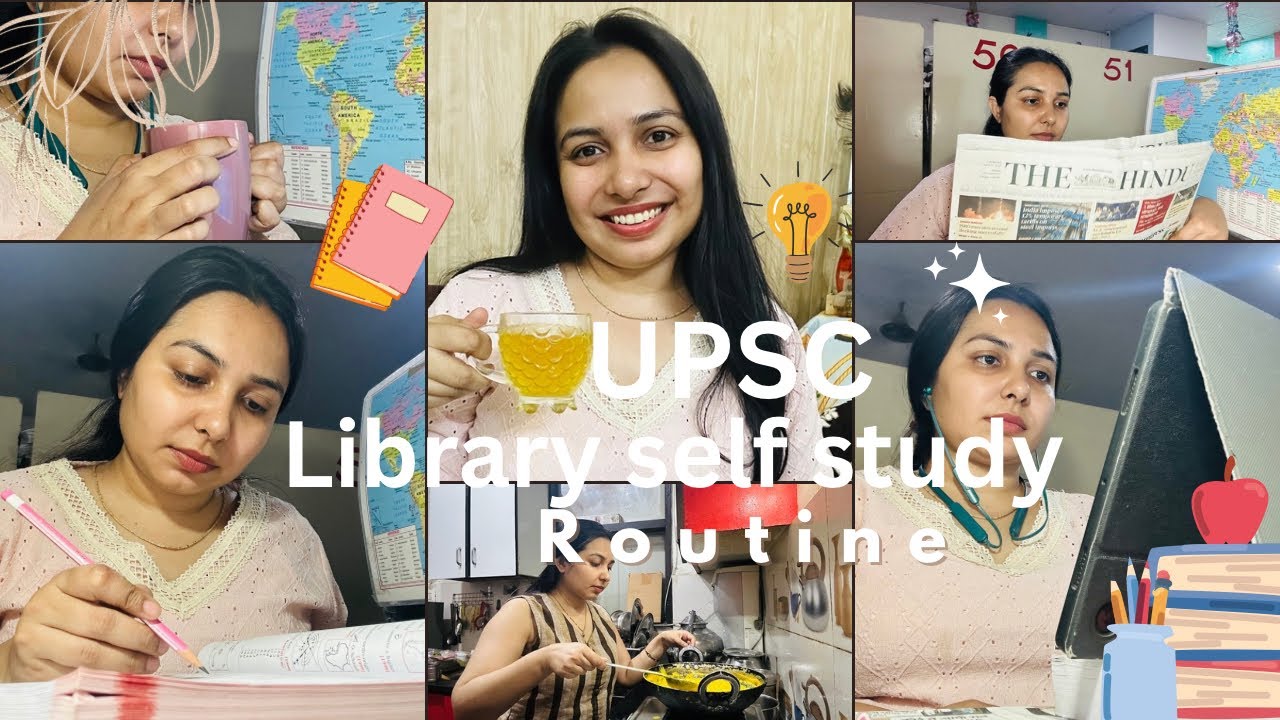Library Self Study Routine for UPSC and State PCS|UPSC 2024 Final Result Reaction