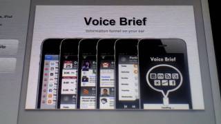 Use "Voice Brief" to listen to your Facebook on the go iPad / iPad 2 / iPhone / iPod Touch HD screenshot 5