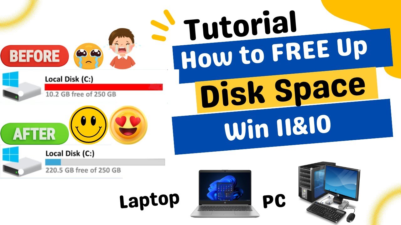 FREE Up More than 35GB+ Of Disk Space in Windows 10 | Computer Tricks ...