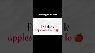data type in java in telugu | universe of engineers | #javaclass #javachallengers #trendingshorts