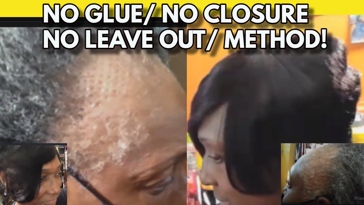 NO GLUE NO CLOSURE NO LEAVE OUT SEWIN🔥 FOR ALOPECIA HAIR LOSS THIN SHORT & HELATHY HAIR YouTube