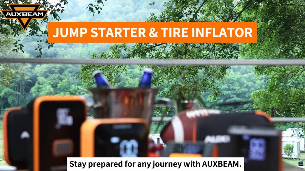 Auxbeam® Brand New! Stay Prepared AJ3000 AJ3500 Car Emergency Power Supply&Tire Inflator