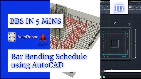Easy Bar Bending Schedule in AutoCAD for Concrete Footing: Tutorial Using Plugin in Just 5 Minutes!