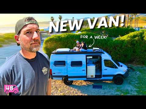 VANLIFE STEALTH CAMPING by the Ocean! (in a van that isn’t ours)