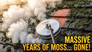 ASMR Cleaning: Oddly Satisfying Steam Moss Removal