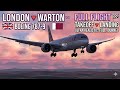 London to Warton Boeing 787-9 Takeoff and Landing Aerofly FS Global