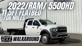 2022 Ram 5500 Flatbed, Diesel, Auto, 4x4 #17617M