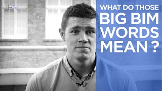 What Do Those Big Bim Words Mean? The B1M