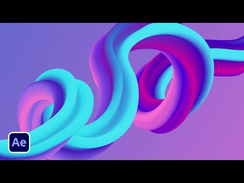Crazy 3D Colorful Echo Shapes in After Effects | Motion Graphics Tutorial
