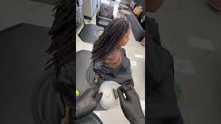 GRAY COVERAGE ON LOCS‼️ #locs #healthylocs #damianwalter #dreads #dreadlocks #haircolor