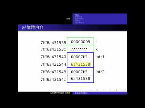 cprogramming week 5 2 pointer usage