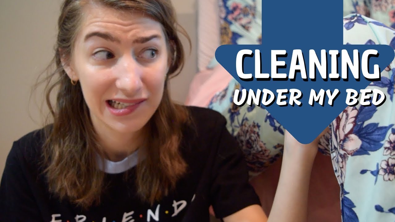 Cleaning Under My Bed!!! - YouTube