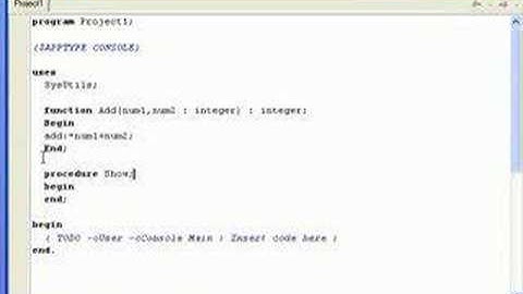 Delphi Functions