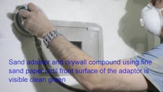 Wall-Smart wall mount installation of Control4 T3 10" TOUCH SCREEN