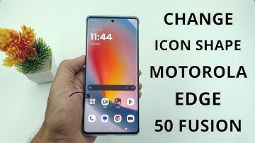 How to Change Icon Shape on Moto Edge 50 Fusion | Customize Home Screen Look