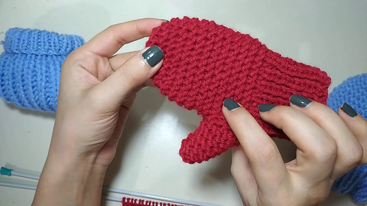 Çok Kolay 1 Saatte Bebek Eldiveni Örgüsü