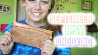 September 2015 Ipsy Unboxing