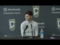 Max Arfsten speaks ahead of #CLBvNE | Press Conference