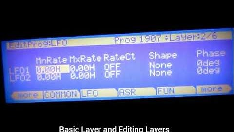 Kurzweil tutorial creating "BagPipe" Sound