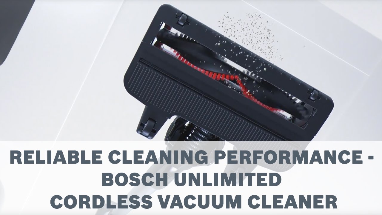 Reliable Cleaning Performance Bosch Unlimited Cordless Vacuum Cleaner