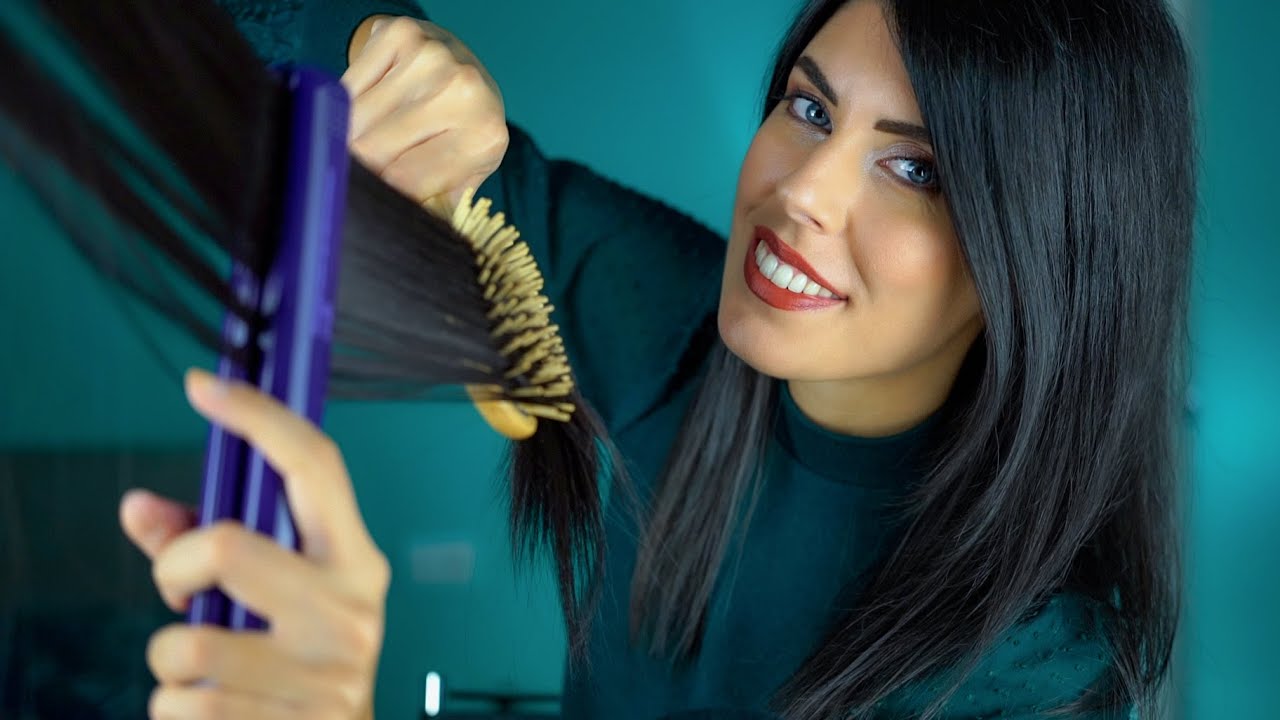 ASMR 💆🏻‍♀️ MIGLIORE AMICA ti fa SHAMPOO, PHON e PIEGA ft. POMELO+CO