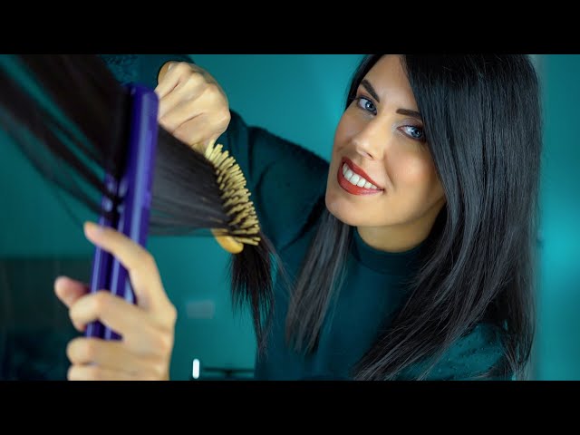 ASMR 💆🏻‍♀️ MIGLIORE AMICA ti fa SHAMPOO, PHON e PIEGA ft. POMELO+CO