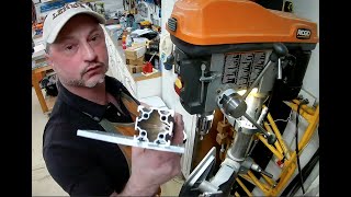Quick Tip Tapping Aluminum Extrusion on a Drill Press