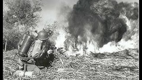 Burning down the enemies using M2 Flamethrower! | Roblox Rolling Thunder PVE