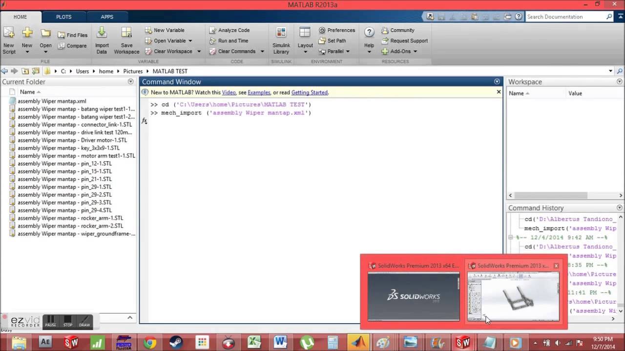 Matlab Wiper Control Teknik Kontrol Mesin Petra Christian University Car Wiper Solidwork to ...